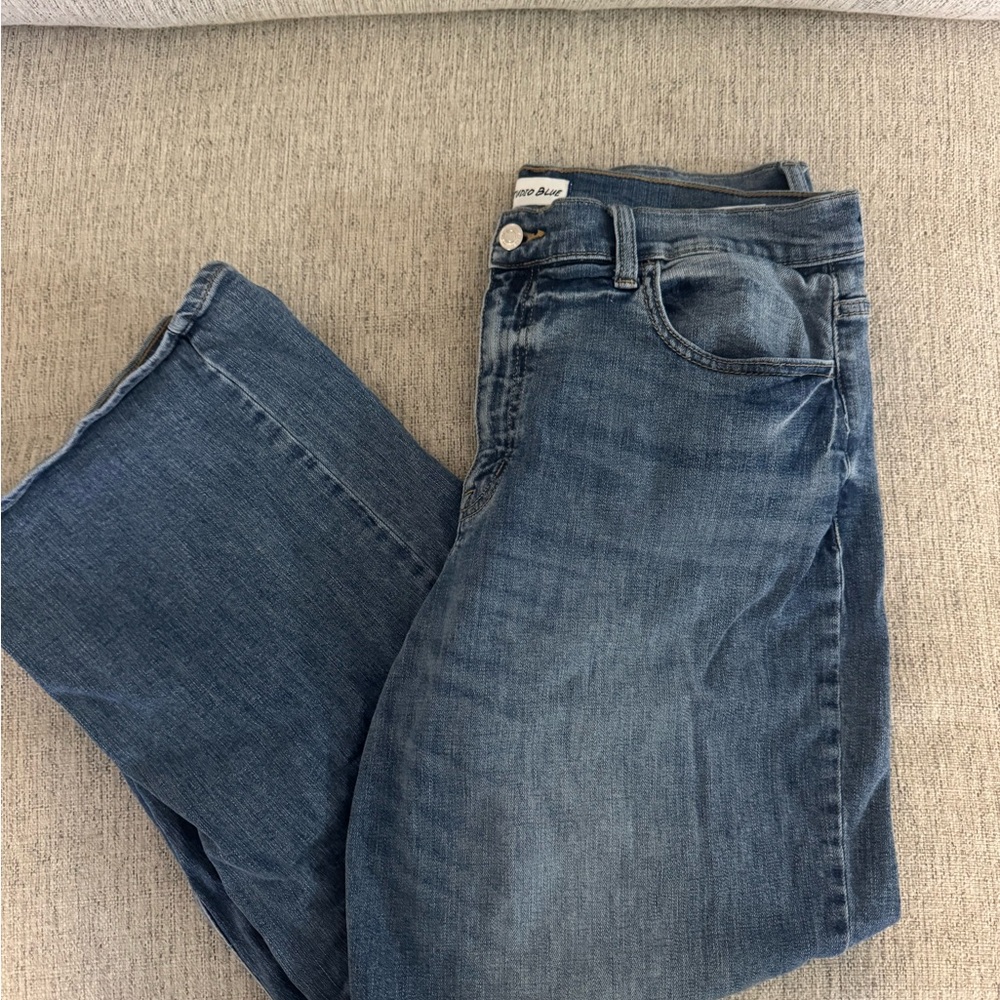 Studio Blue Wide Leg Blue Jeans